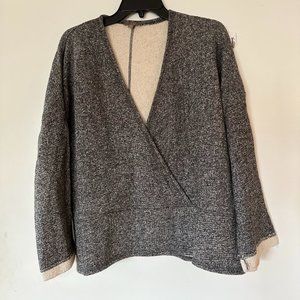 Lila P Wrap Style Sweater